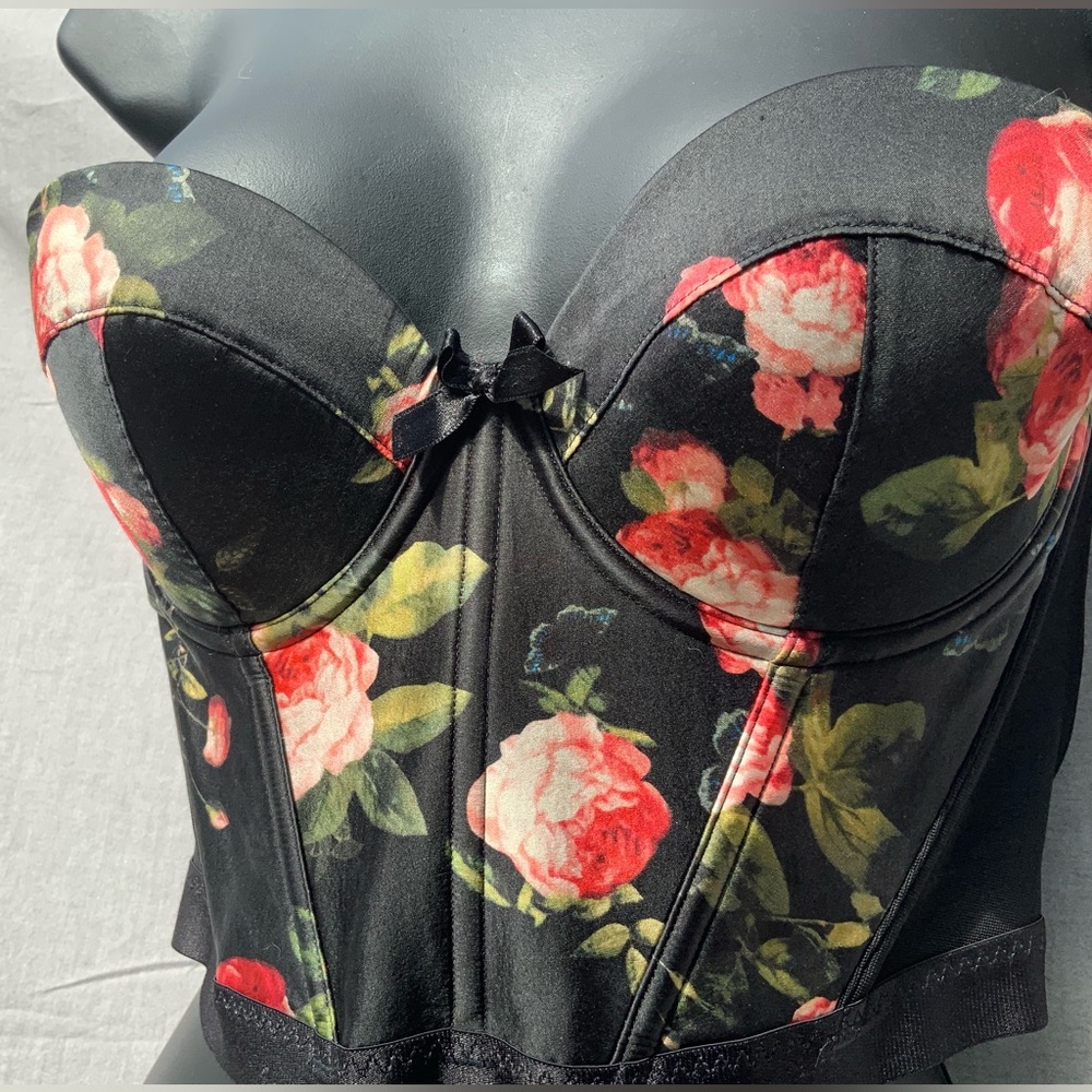 Agent Provocateur Elora Padded Plunge Underwire Bustier 34B